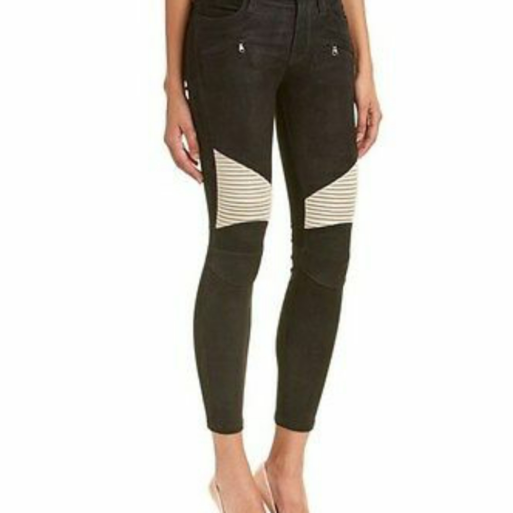 Hudson Shelby Custom Moto Super Skinny French Lamb